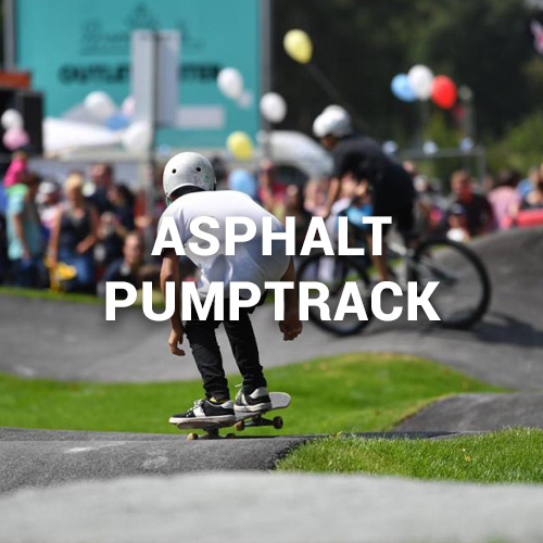 Asphalt Pumptrack in Selb Planung und Bau Radquartier