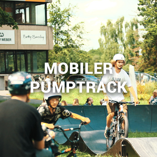 Mobiler Pumptrack Modular Pumptrack Radquartier Events Aufbau und Umsetzung
