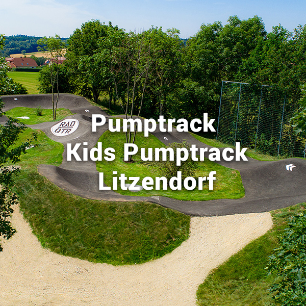 RadQuartier Parks Asphalt Pumptrack Kinder Laufrad Pumptrack Litzendorf