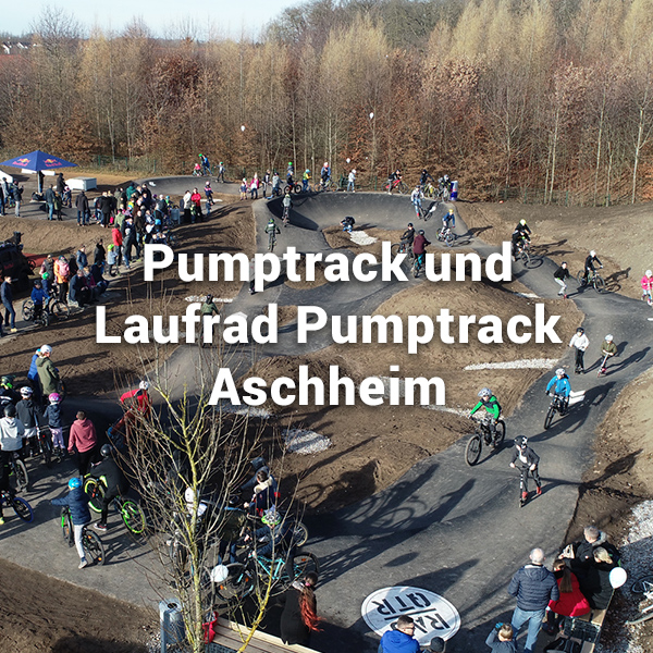 RadQuartier Parks Referenz Pumptrack Laufrad Pumptrack Aschheim