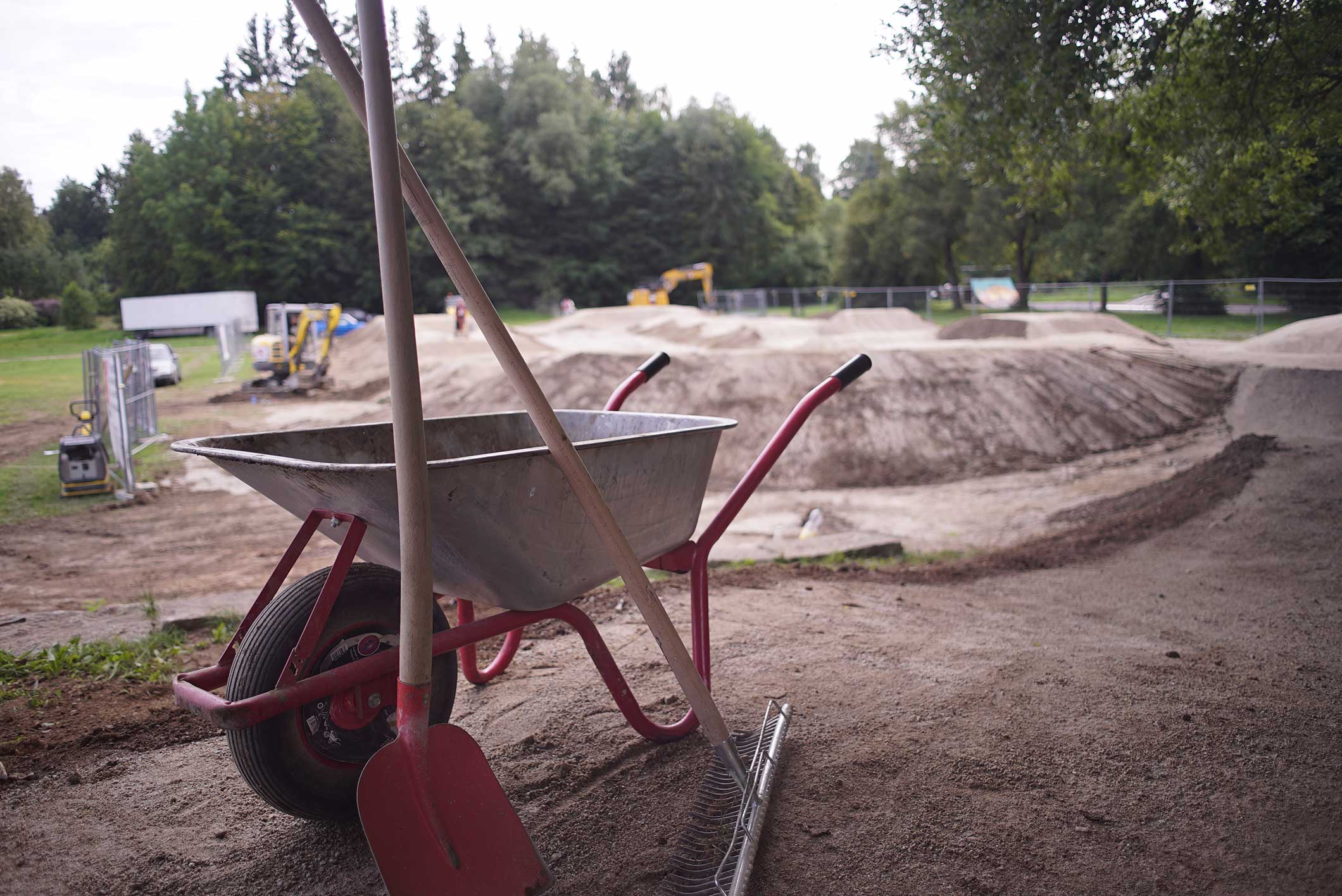 Erd Pumptrack Wunsiedel Planung und Bau Radquartier GmbH