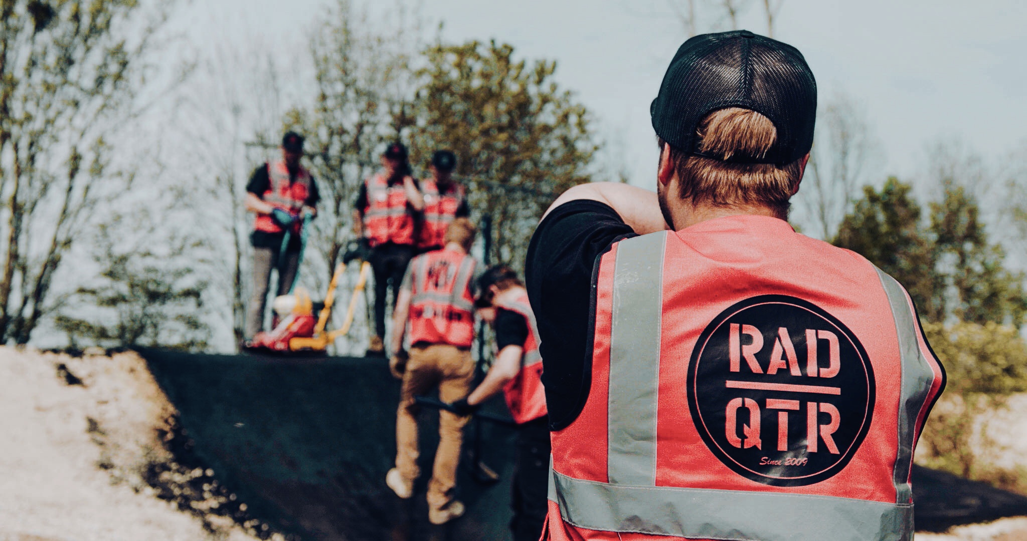 Fachfirma RadQuartier GmbH Bau Asphalt Pumptracks Kinderpumptrack Laufradpumptrack