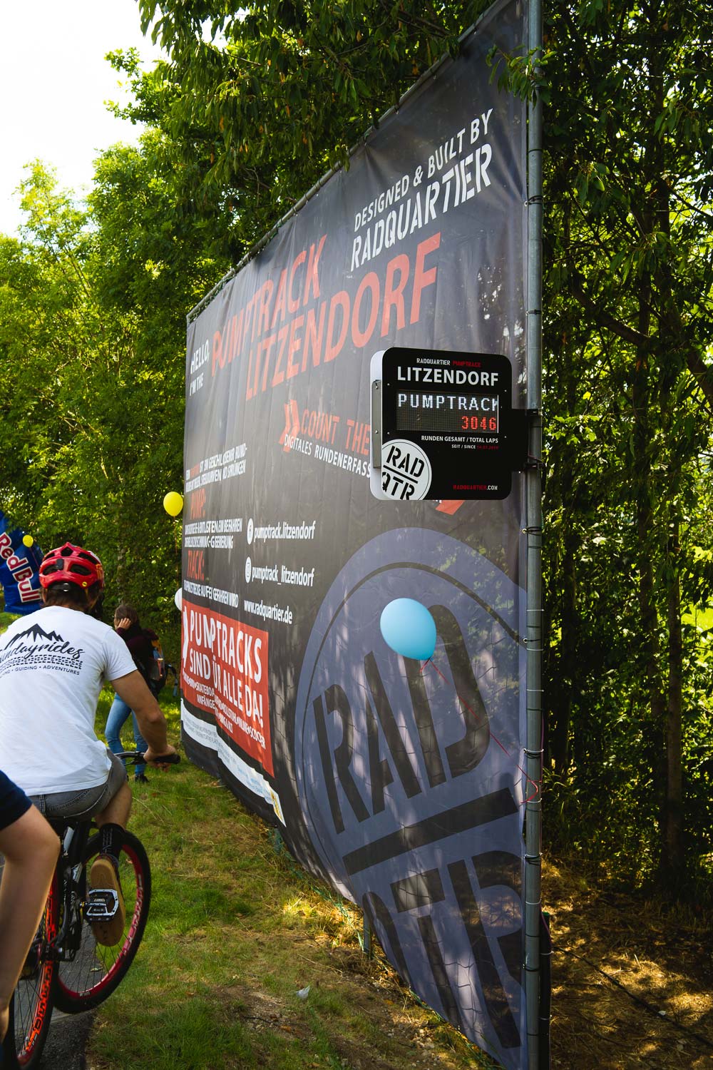 Display Rundenzählsystem Pumptrack Litzendorf Radquartier GmbH Add-Ons