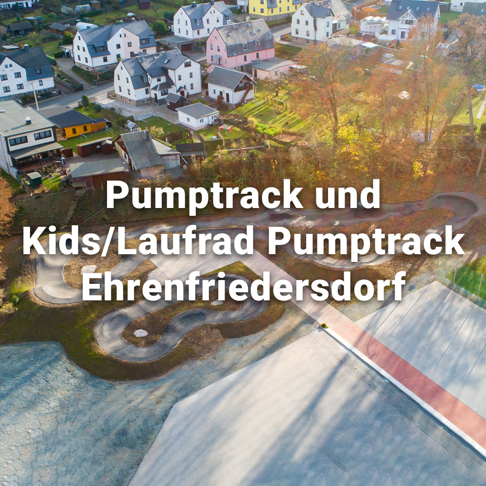 Asphalt Pumptrack Kids Pumptrack Pumptrack Ehrenfriedersdorf RadQuartier Parks