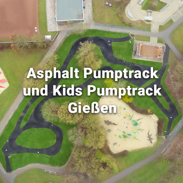 RadQuartier Parks Asphalt Pumptrack Kids Pumptrack Laufrad Pumptrack Giessen