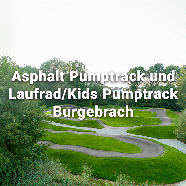 RadQuartier Parks Asphalt Pumptrack Kids Pumptrack Laufrad Pumptrack Burgebach