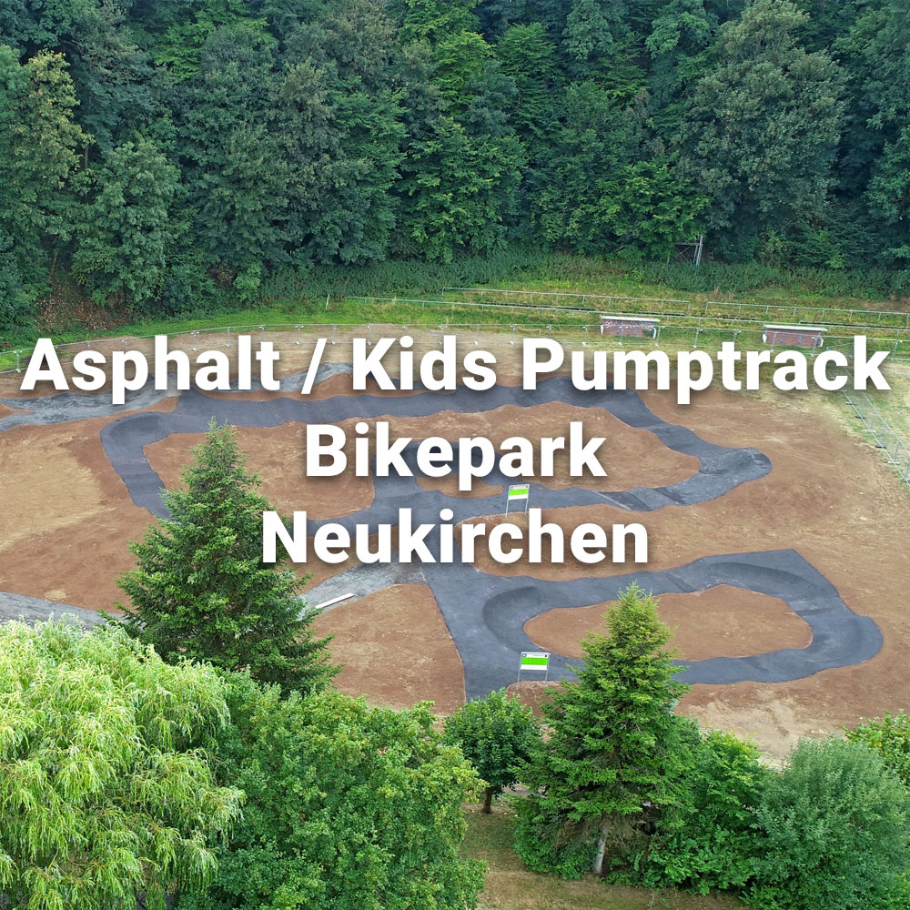 RadQuartier Parks Asphalt Pumptrack Kids Pumptrack Bikepark Neukirchen