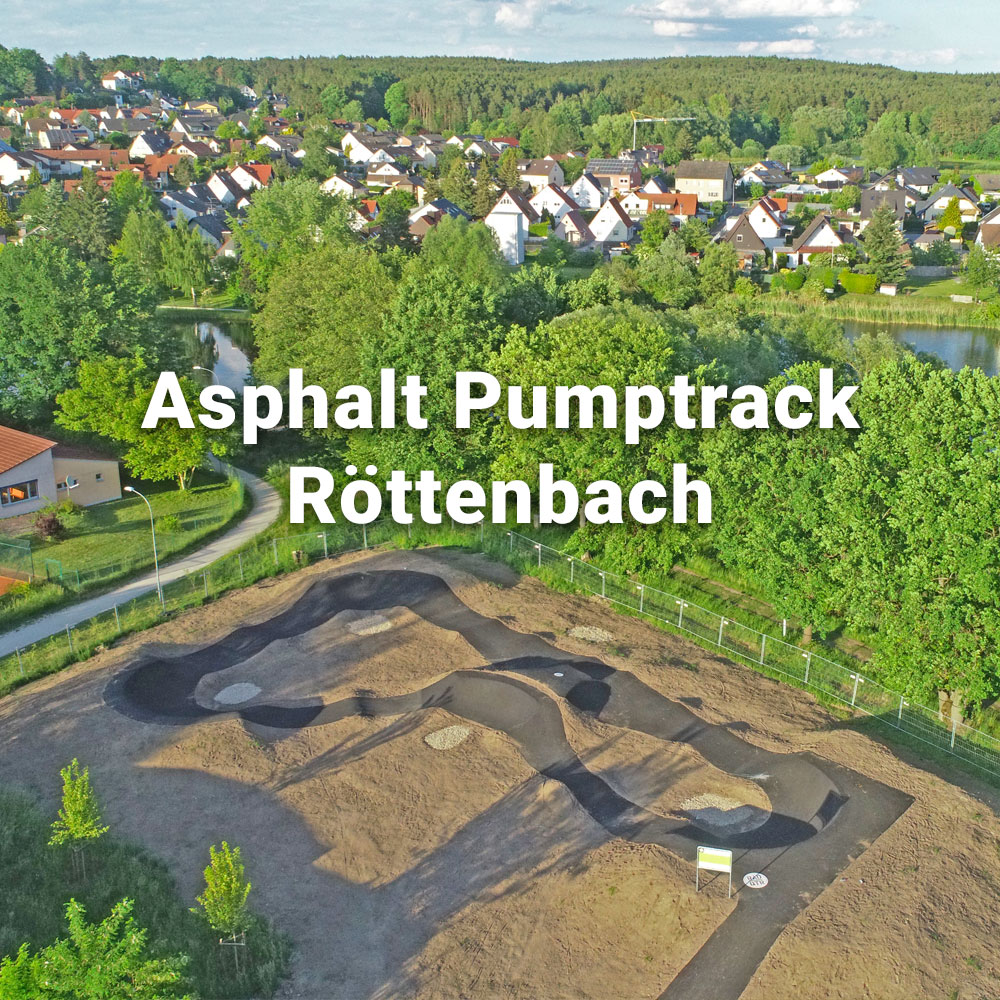 RadQuartier Parks Asphalt Pumptrack Kids Pumptrack Laufrad Pumptrack Roettenbach