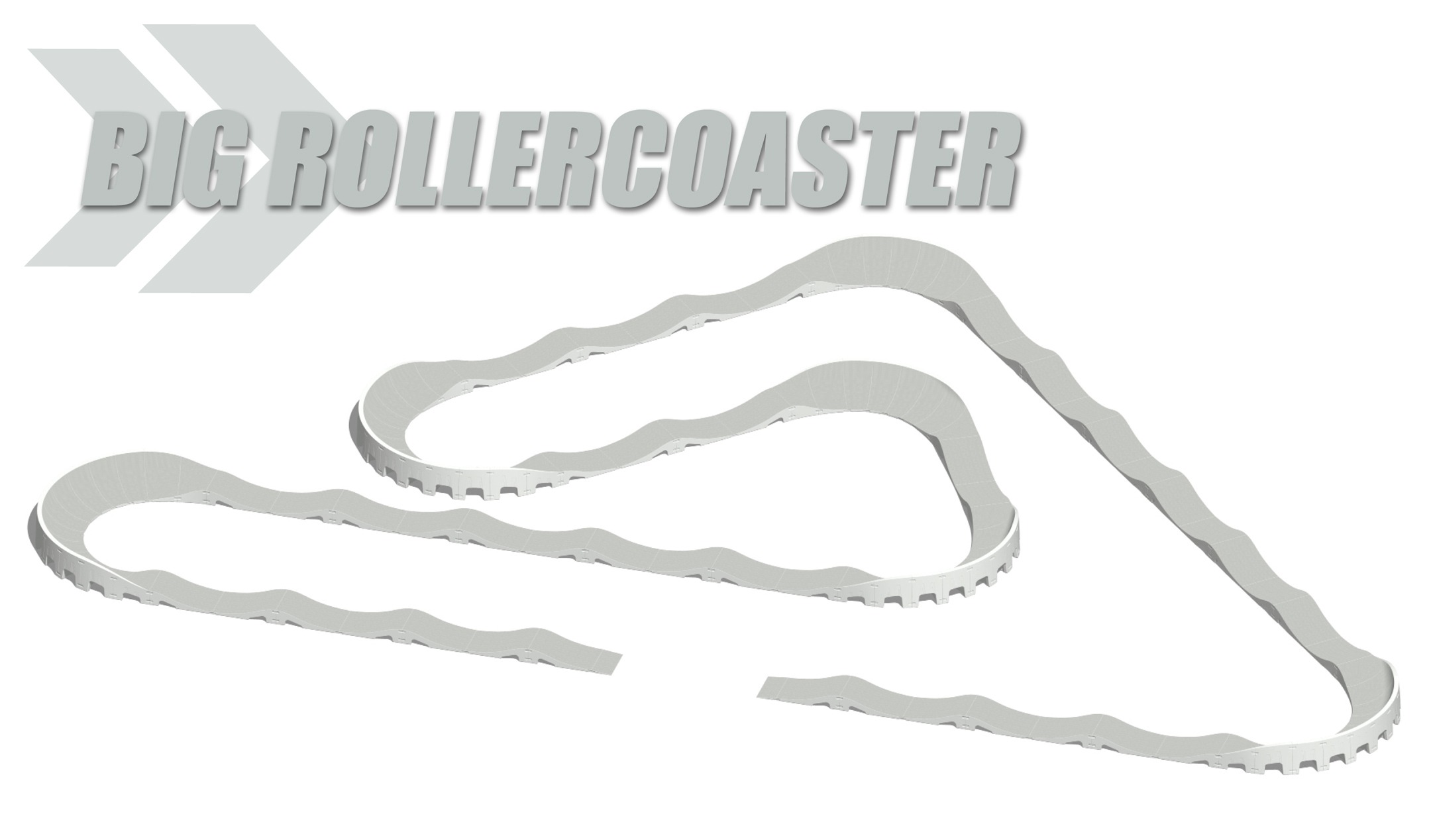 RadQuartier Ramps Fertig Pumptrack Big Rollercoaster Visualisierung