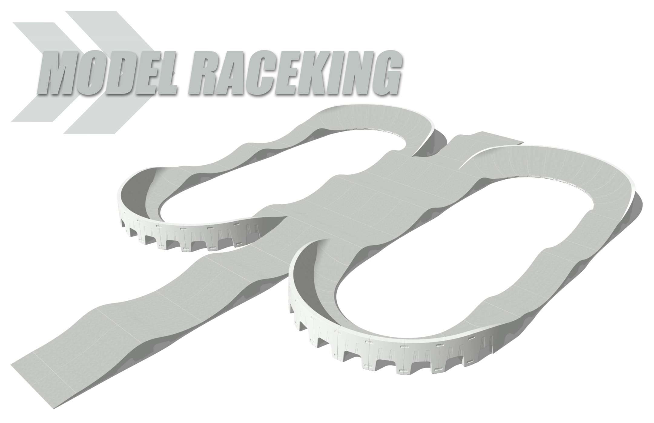 RadQuartier Ramps Fertig Pumptrack Model Raceking Visualisierung