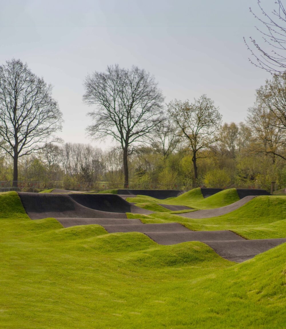 Asphalt pump track on sale