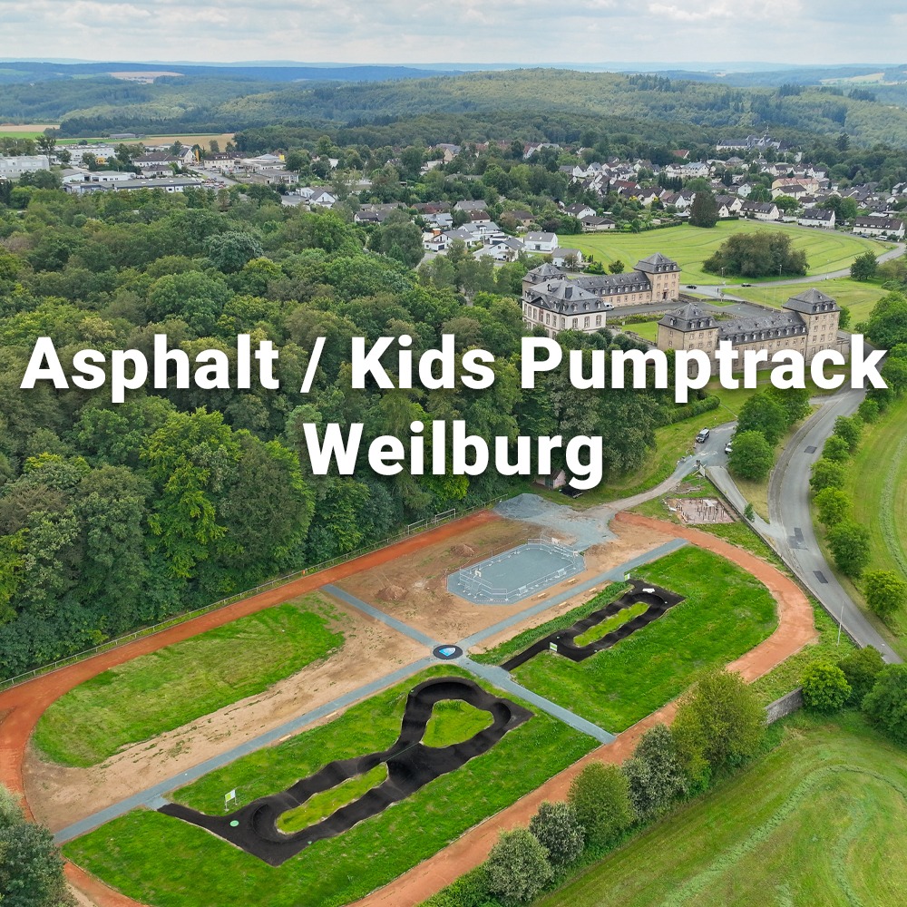 Rad Quartier Parks Asphalt Kids Pumptrack Gemeinde Weilburg